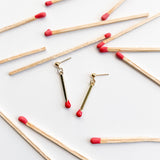 Matchstick Earrings