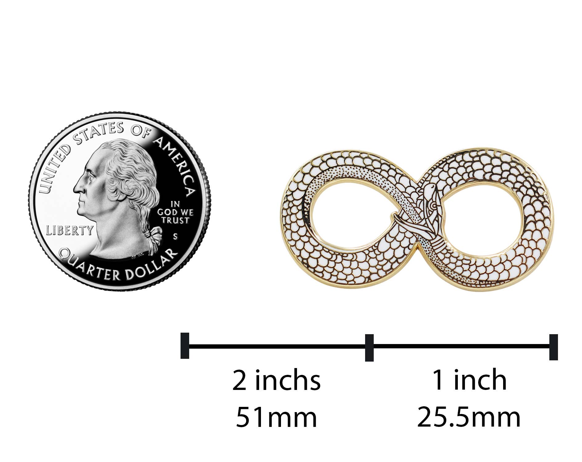 Ouroboros Enamel Pin