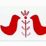 Red Modern Folk Bird Washi Tape
