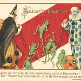 Vintage Halloween Gambols Postcard