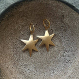 Whimsical Star Dainty Celestial Huggie Hoop Earrings