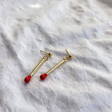 Matchstick Earrings