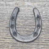 Raw Cast Iron Horseshoe