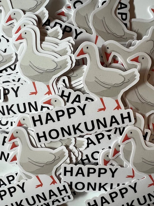 Happy Honkunah Large Sticker