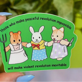 Violent Revolution Critter Sticker