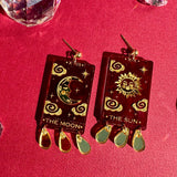 Tarot Card Earrings
