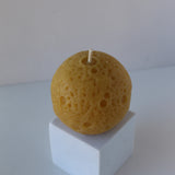 Full Moon Beeswax Candle