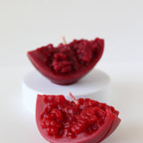 Pomegranate Slice Beeswax Candle