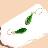 Catch of the Day Glass Fish Earrings
