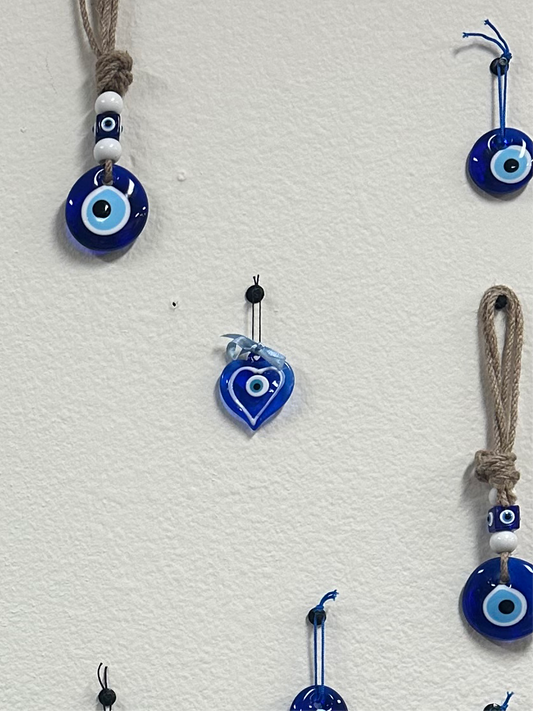 Dainty Evil Eye Heart