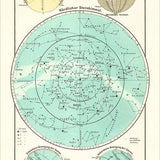 Map of the Heavens Postcard