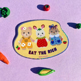Eat the Rich Cutie Sticker