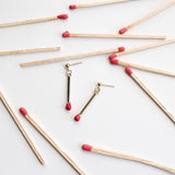 Matchstick Earrings