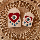 Eye Heart Ceramic Wall Hanger