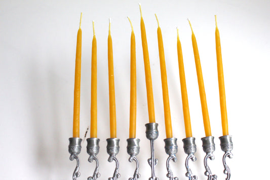 Jewitches Beeswax Hannukah Candles