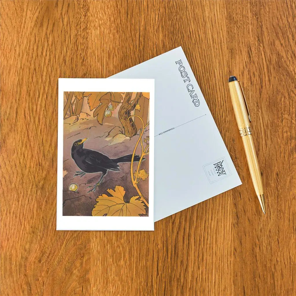 Crow Post Card Crow Postcard – Jewitches