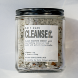 Cleanse Ritual Bath Soak Glass Jar