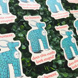 Stupid Outfit Medieval Vinyl Sticker
