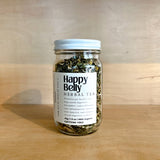 Happy Belly Herbal Organic Loose Leaf Herbal Tea | Glass Jar