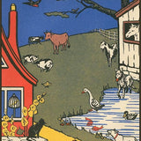 Farm Scene Postcard