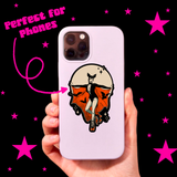 Roller Bat Girl Sticker mini