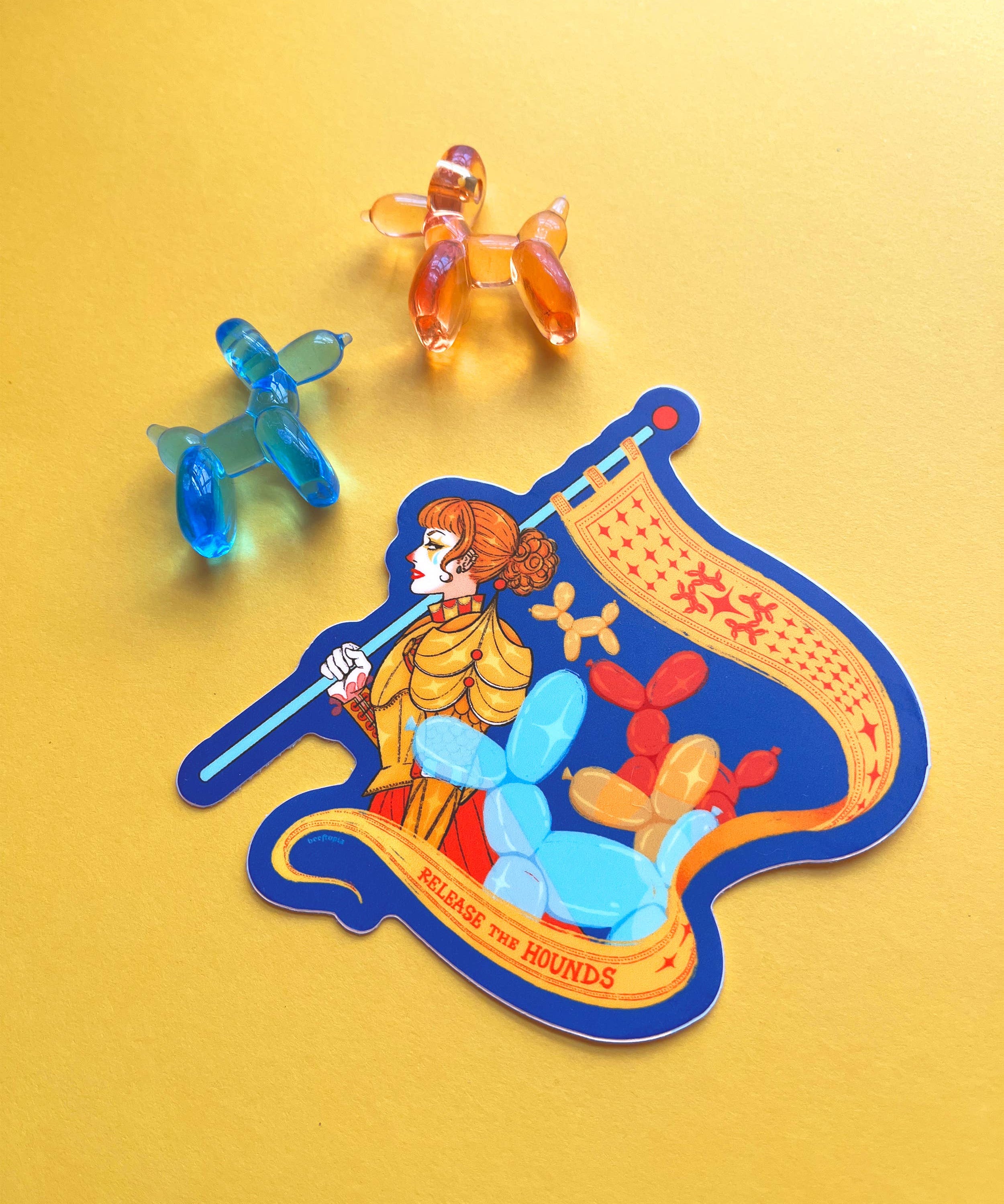 Release the Hounds Waterproof Vinyl Sticker