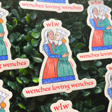 WLW Wenches Loving Wenches Medieval Waterproof Vinyl Sticker