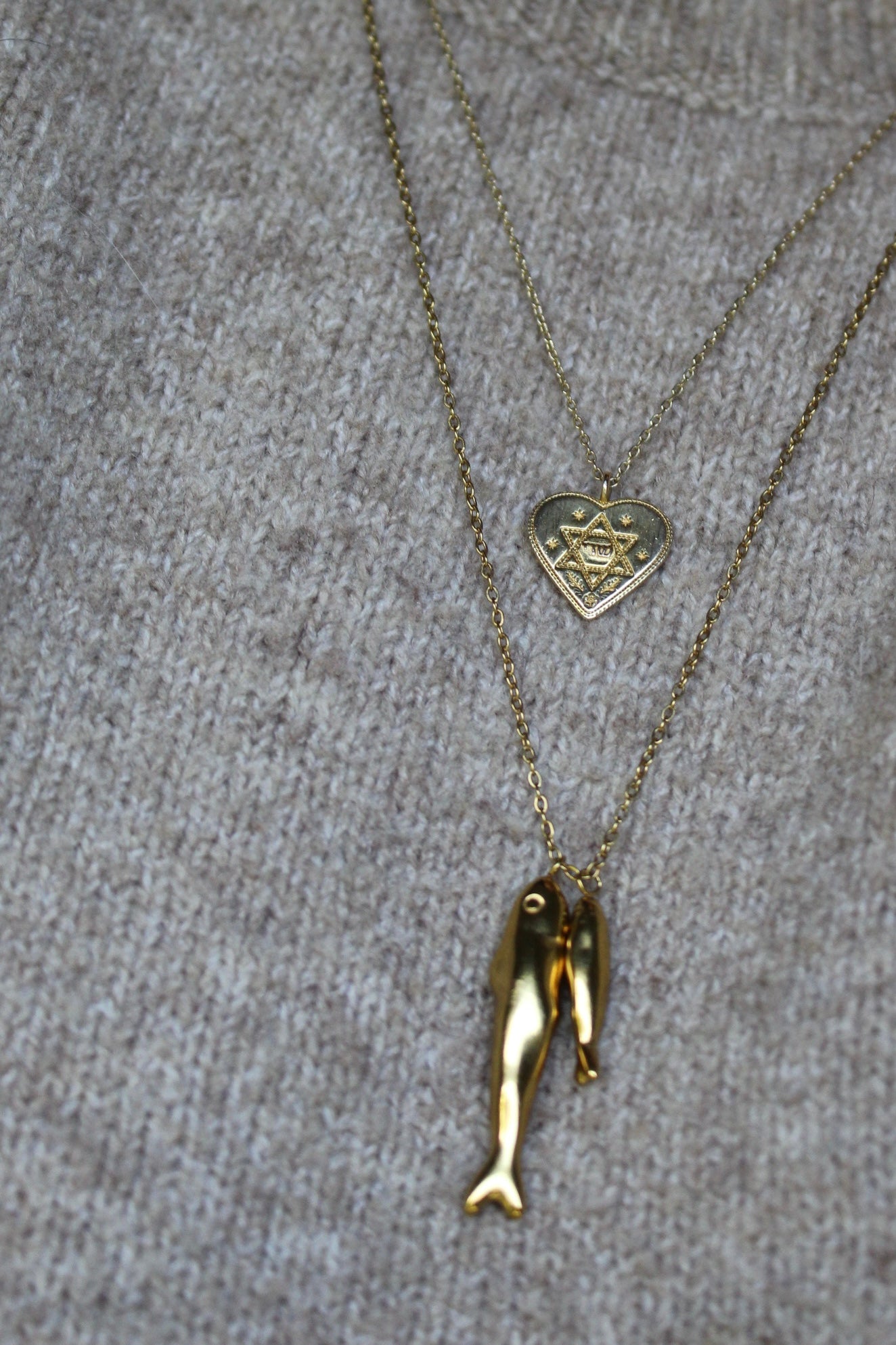 Magen David Amulet Heart Necklace by Jewitches - LIMITED PRE-ORDER