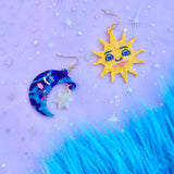 Astro Sun + Moon Statement Earrings