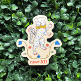 Rawr XD Medieval Lion Waterproof Vinyl Sticker