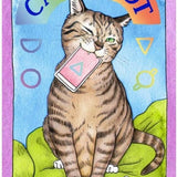 Cat Tarot Deck – Classic Tarot Cards with Cat-Themed Illustrations, 78 Cards & Guidebook