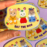 Eat the Rich Cutie Sticker