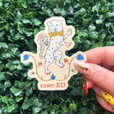 Rawr XD Medieval Lion Waterproof Vinyl Sticker