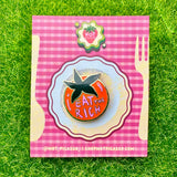 Eat the Rich Enamel Pin