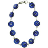 Sterling Silver Evil Eye Bracelet