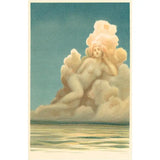 Nude in the Clouds Postcard
