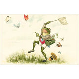 Frog Lepidopterist Postcard