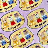 Eat the Rich Cutie Sticker