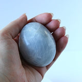 Blue Calcite Palm Stone