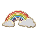 Cloudy Rainbow Pride Pin