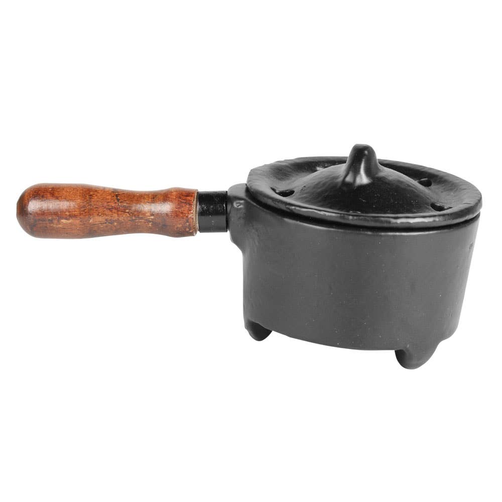 Miniature Cast Iron Cauldron With Handle