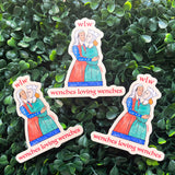 WLW Wenches Loving Wenches Medieval Waterproof Vinyl Sticker