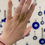 Hamsa Brass Ring