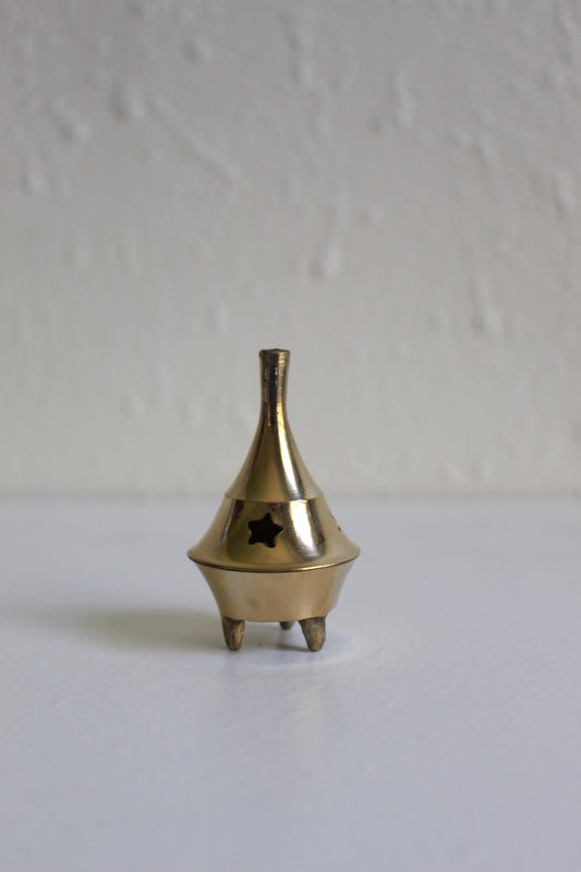 Mini Star Brass Incense Burner