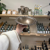 Vintage Tarnished Silver Plate Dish
