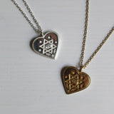 Magen David Amulet Heart Necklace by Jewitches - LIMITED PRE-ORDER