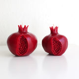 Intricate Crimson Pomegranate Candle