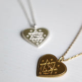 Magen David Amulet Heart Necklace by Jewitches - LIMITED PRE-ORDER