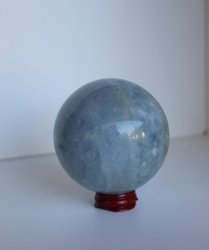 Blue Calcite Sphere