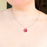 Silver Pomegranate Necklace